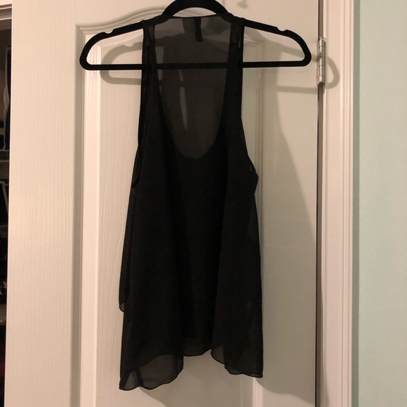 H&M black tank women's 8/M - Picture 2 of 7